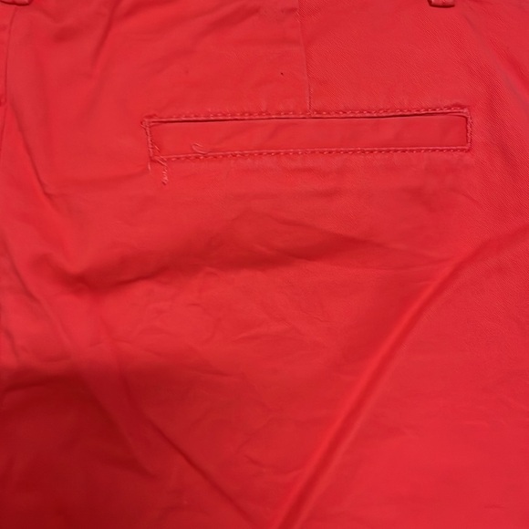 Banana Republic size 6 Vibrant Orangish Red 5”Cuffed Chino Mid-rise Shorts - Picture 10 of 12